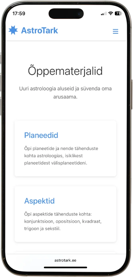 My Charts & Learning Materials